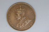 1933 - Australian Penny  - Overdate - F