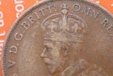 1933 - Australian Penny  - Overdate - F