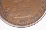 1922 - I - Australian Penny - Indian Obverse - aVF / Verdigris