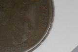 1924 - I - Australian Penny - Filled 4 - Indian Obverse - VG / Grotty