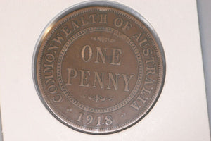 1918 - Australian Penny - aF