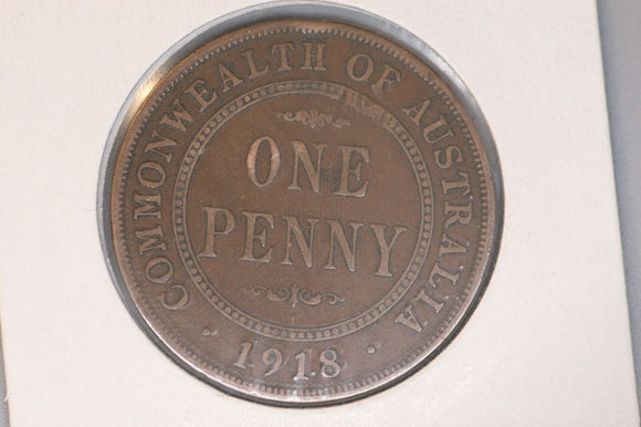 1918 - Australian Penny - aF