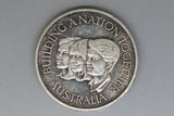 1988 - Australia - Medallion - Building a Nation Together - .925 Silver - EF