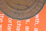 1933 - Australian Penny - Overdate - gF