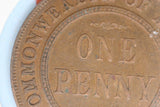 1934 - Australian Penny - Dot before 'O' - VF / Spots of Verdigris