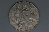 1976 - Australia 50 Cent Coin - Coat of Arms - EF