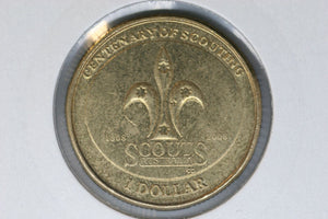 2008 - Australian 1 Dollar Coin - $1 - Scouts Centenary - gEF