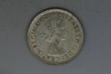 1962 - Australia Sixpence - VG - 50% Silver