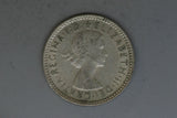 1962 - Australia Sixpence - VG - 50% Silver