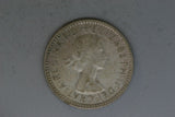 1962 - Australia Sixpence - VG - 50% Silver