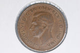 1939 - Australian Halfpenny - EF / Tiny Spots Verdigris