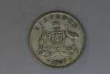 1957 - Australia Sixpence - VG - 50% Silver