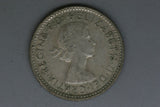 1961 - Australia Sixpence - VG - 50% Silver