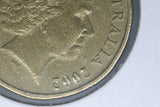 2002 - Australia 1 Dollar Coin - Outback - Cud under mouth - gVF