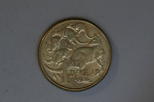 2011 - Australia 1 Dollar Coin - Mob of Roos - aUNC