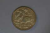 2011 - Australia 1 Dollar Coin - Mob of Roos - aUNC