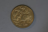 2011 - Australia 1 Dollar Coin - Mob of Roos - aUNC