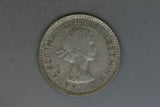 1963 - Australia Sixpence - VG - 50% Silver