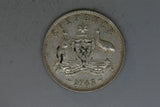 1963 - Australia Sixpence - VG - 50% Silver