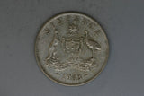 1963 - Australia Sixpence - VG - 50% Silver