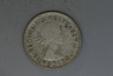 1963 - Australia Sixpence - VG - 50% Silver