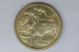 1984 - Australian 1 Dollar Coin - $1 - Mob of Roos - aUNC