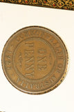 1927  - Australia Penny - gF.