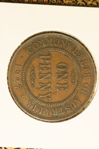 1927 - L - Australia Penny - VF / Grotty