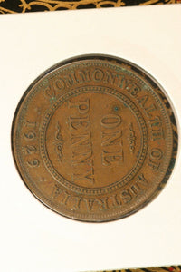 1929 - L - Australian Penny - gVG / Problem Coin