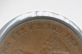 1927 - L - Australia Penny - Thin Leg and Diecracks 'REX FD' to 'G. BR' - aVF