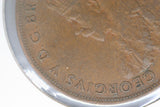 1927 - L - Australia Penny - Thin Leg and Diecracks 'REX FD' to 'G. BR' - aVF