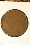 1923 - L - Australia Penny - VG - Diecrack "Wealth"