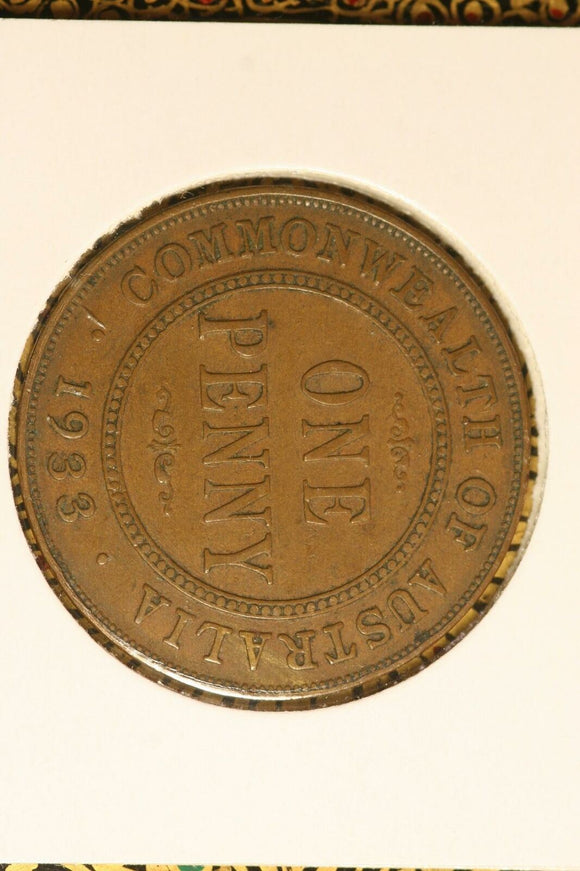 1933 - Australia Penny - aF