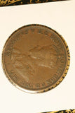 1917 - Australia Penny - Lump after 'IMP' - F / Verdigris