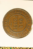 1933  - Australia Penny - gF.