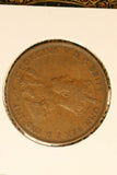 1933  - Australia Penny - Overdate - aF