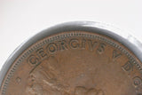 1923  - Australia Penny - Diecrack 'ORGI' & 'IMP' - gF