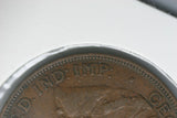 1923  - Australia Penny - Diecrack 'ORGI' & 'IMP' - gF