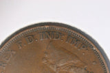 1923 - Australia Penny - Diecracks Entire Reverse Legend & 'FD IND IMP' - F