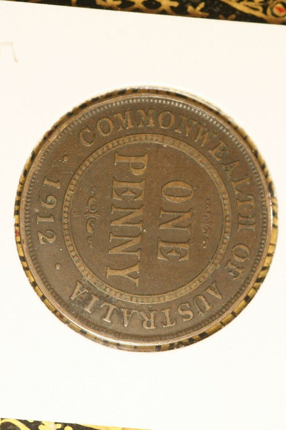 1912 - Australia Penny - gVG