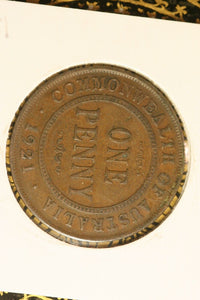 1921 - I - Australia Penny - F / Grotty