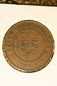 1933 - Australia Penny - aVF / Grotty