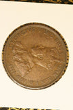 1923  - Australia Penny - Dot behind King's Collar - F / Cleaned