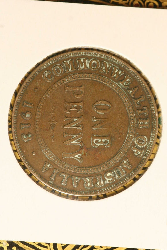 1913  - Australia Penny - VG