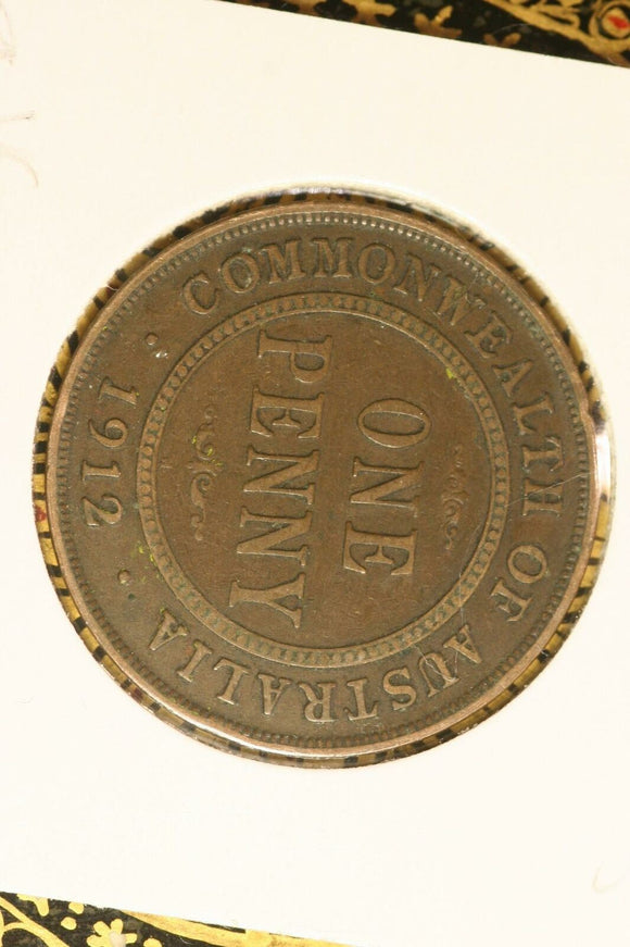 1912 - Australia Penny - VG