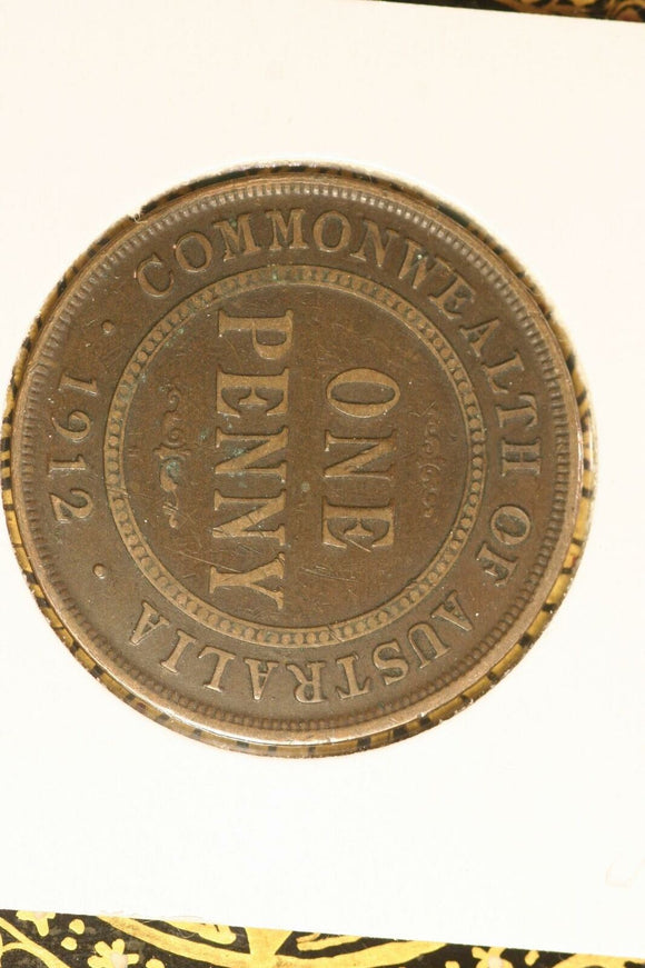 1912 - Australia Penny - VG