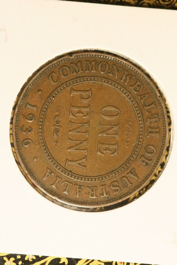 1936 - Australia Penny - gF