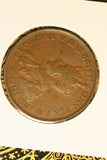 1933 - Australia Penny - aVF / Verdigris