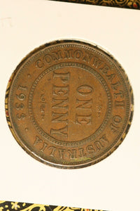 1933 - Australia Penny - gF / Grotty