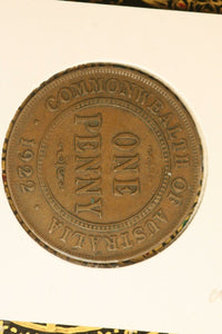 1922 - L - Australia Penny - F / Grotty